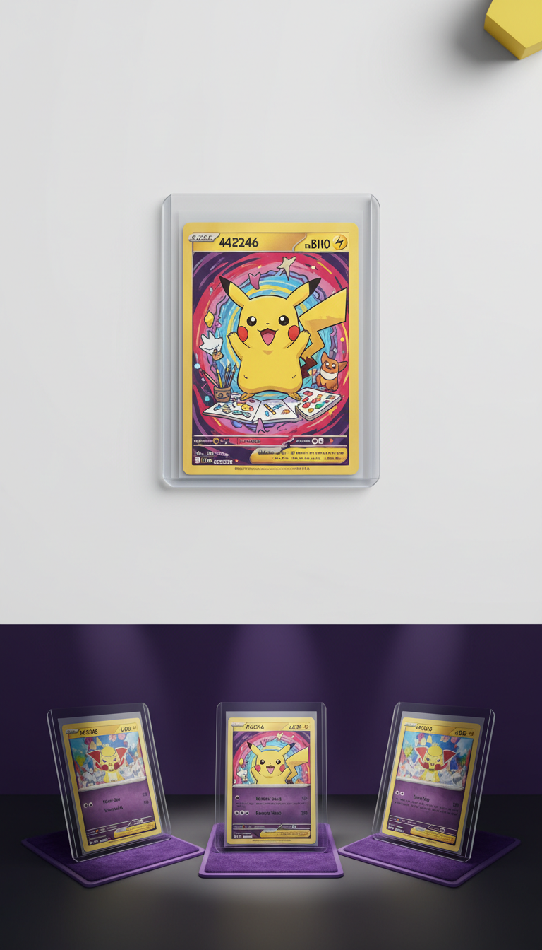 Pikachu illustrator secret rare card